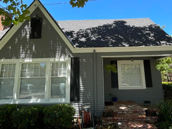 Front elevation of a San Jose home with clean windows